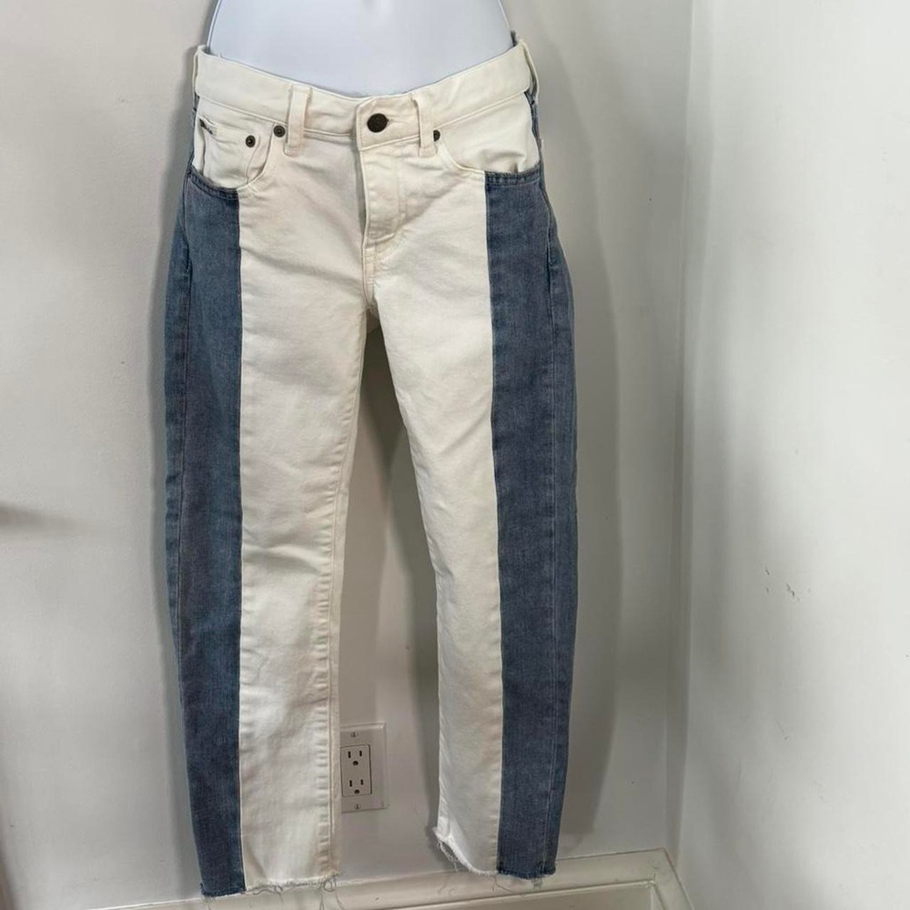 Polo Ralph Lauren color block straight leg jeans SZ 25